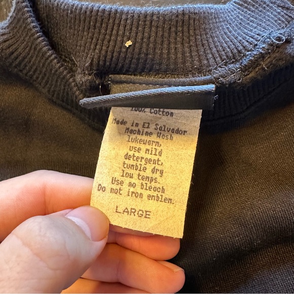 Vintage Sony Barbra XL Streisand 1994 Crewneck Retro Black Crewneck Music Cultur - Picture 7 of 7